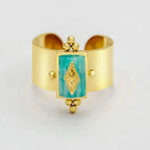 ALEXANDRINA BOHO NATURAL STONE RING